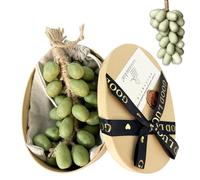 Saponi artigianali Soaprella Graperie, Sapone all'uva, Saponi naturali fatti a mano per donna (40 acini d'uva, Profumo di Mirto Limone) (Jasmine Fruit Fragrance)