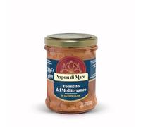 Sapori di Mare | Tonno del Mediterraneo in Olio di Oliva 200gr, Made in Italy