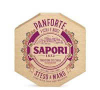 Sapori Panforte Fichi e Noci, Gusto Unico e Senza Canditi, Steso a Mano 280g