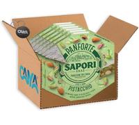 Sapori Panforte Pistacchio Torta con Pistacchi, Mandorle Intere, Melone e Cedro Canditi 280g [CAIYA® BOX da 6 Confezioni]