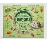 Sapori Ricciarelli al Pistacchio Soffice Pasta di Mandorle Confezioni da 200g