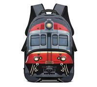 Sapotip Zaino per la scuola elementare per ragazzi, set di libri per bambini, università, adolescenti, borsa da viaggio casual, Treno