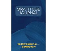 SAPPHIRE BLUE GRATITUDE JOURNAL: Standard Quality Paperback | 6 x 9 inch 194 Pages | Self-care, Thankfulness, Happiness, Mindfulness & Inner Peace