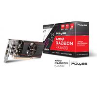 SAPPHIRE VGA RADEON RX 6400, PULSE RX 6400 GAMING 4GB GDDR6M HDMI / DP LP