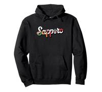 Sapporo Japan Sushi Travel Cherry Blossom Giapponese Sakura Felpa con Cappuccio
