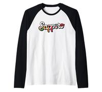 Sapporo Japan Sushi Travel Cherry Blossom Giapponese Sakura Maglia con Maniche Raglan