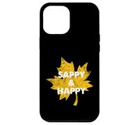 Sappy and happy Design per un fan dello sciroppo d'acero Custodia per iPhone 12 Pro Max