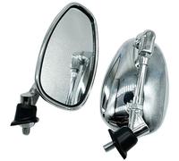 SAQIYEU Moto Specchietti Manubrio Compatibile con Yamaha per XVS400 per XVS650 per XVS950 Specchietto Retrovisore Laterale per Moto Specchietto Retrovisore Laterale per Moto Accessorio per Moto