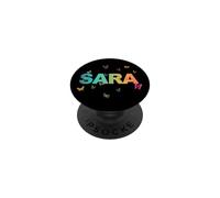 Sara - Bellissimo nome con farfallas PopSockets PopGrip Adesivo
