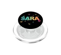 Sara - Bellissimo nome con farfallas PopSockets PopGrip per MagSafe