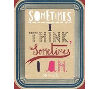 Sara Fanelli Sometimes I Think, Sometimes I Am (Tascabile)