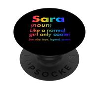 Sara Like A Normal Girl Only Cooler Queen Nome PopSockets PopGrip Adesivo