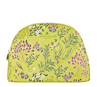 Sara Miller Haveli Garden - Borsa a mano per cosmetici verde medio, per articoli da toeletta e prodotti essenziali di bellezza, in finta pelle, stampata | regalo di viaggio