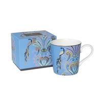 Sara Miller London Tazza con pavone in filigrana con dettagli in oro 22 carati