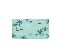 Sara Miller Savannah - Portafoglio da viaggio in pelle sintetica, con sezioni per passaporto, documenti e denaro da viaggio, dimensioni 23 x 13 x 3 cm, verde menta, 23 cm di larghezza, contemporaneo,