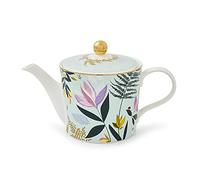 Sara Miller SMOS78923-XG Portmeirion Orchard - Teiera con anatra, uova, salvia, porcellana, argento