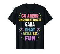Sara Personalized Women's Gift Custom Sara Maglietta