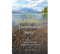 Sara R. Rinfret Who Really Makes Environmental Policy? (Copertina rigida)