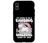 Sarà un fantastico unicorno per il giorno degli arcobaleni e degli unicorni Custodia per iPhone X/XS