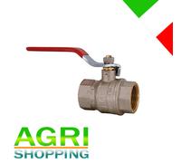 Saracinesca a Sfera F/F 1" in Ottone Con Leva ITALIA