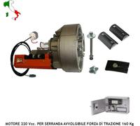 SARACINESCA ELETTRICA 160 Kg 16 mt² MOTORE 220 V 48/60 mm. BLINDINO ELETTROFRENO