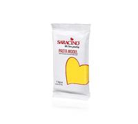 Saracino Pasta di Zucchero Model Giallo per Modellaggio da 1 Kg senza Glutine Made in Italy