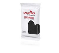 Saracino Pasta di Zucchero Model Nero per Modellaggio da 250 g senza Glutine Made in Italy