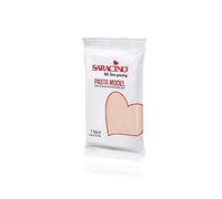 Saracino Pasta di Zucchero Model Rosa Beige per Modellaggio da 1 Kg senza Glutine Made in Italy