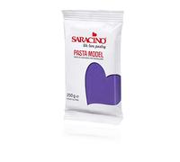 Saracino Pasta Di Zucchero Model Viola Per Modellaggio Da 250 g Senza Glutine Made In Italy