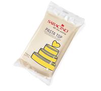 SARACINO We love pastry Pasta di Zucchero Gialla Top per Copertura da 1000g Made in Italy - Colore Giallo