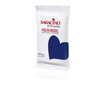 SARACINO We love pastry Pasta di Zucchero Model Blu Navy per Modellaggio da 250 g senza Glutine Made in Italy