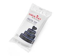 SARACINO We love pastry Pasta di Zucchero Nera Top per Copertura da 1000g Made in Italy - Colore Nero