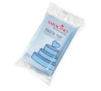 SARACINO We love pastry Pasta di Zucchero Top per Copertura da 1000g Made in Italy - Colore Celeste Baby