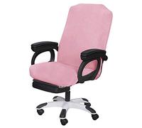 SARAFLORA Coprisedia da ufficio, elasticizzato, lavabile, per sedia da computer, universale, di grandi dimensioni, colore: rosa