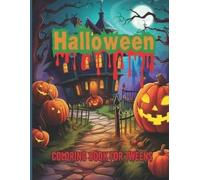 Sarah A Taylor Halloween Coloring Book For Tweens (Tascabile)