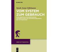 Sarah Anna Uffelmann Vom System zum Gebrauch (Copertina rigida)