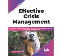 Sarah Armstrong-Smith Effective Crisis Management (Tascabile)