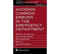 Sarah B. Dubbs Avoiding Common Errors in the Emergency Department (Tascabile)