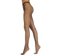 Sarah Borghi Calze a Rete Donna, Collant con Punta Nuda per Sandali con Tassello in Cotone, Ultra Comfort, Made in Italy (nero, S/M)
