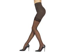 Sarah Borghi Collant Curvelle 40 Denari Donna, Calze in Lycra con Corpino Modellante Effetto Contenitivo, Made in Italy (castoro, XL)