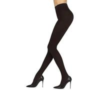 Sarah Borghi Collant Donna 100 Denari in Cotone Extra Morbido Super Coprente, Calze Extra Comfort con Tassello in Seta e Cucitura Piatta, Made in Italy (castoro, XL)