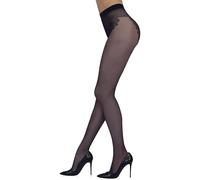 Sarah Borghi Collant Donna Velato 20 Denari, Calze con Corpino Effetto Bikini in Lycra e Punta Rinforzata, Made in Italy (blu, L)