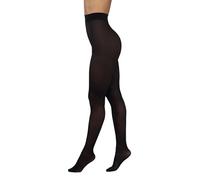 Sarah Borghi Fit 40 Collant Donna 40 Denari Velato, Calze a Compressione Graduata, Riposanti, in Lycra con Tassello in Cotone e Cucitura Piatta, Made in Italy (nero, 4)
