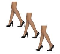 Sarah Borghi Set 3 Pz Gambaletto Velato Donna Dream 20 Den in Lycra, Elastico Ultra Comfort, Made in Italy