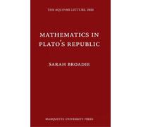 Sarah Broadie Mathematics in Plato's Republic (Copertina rigida)
