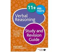 Sarah Collins Andrew Hamm 11+ Verbal Reasoning Study and Revision Gu (Tascabile)
