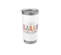 Sarah - Idee regalo per donne e ragazze di nome Sara Bicchiere termico in acciaio inox doppia parete