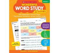 Sarah J Stevens Wonderful Word Study Activities: Grade 5: 100 Indepe (Tascabile)