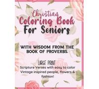 Sarah J Stuart Christian Large Print Coloring Book for Seniors (Tascabile)
