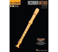 Hal Leonard Recorder Method by Sarah Jeffery - Book with 200+ Audio Demo & Backing Tracks & 40+ Video Lessons Included